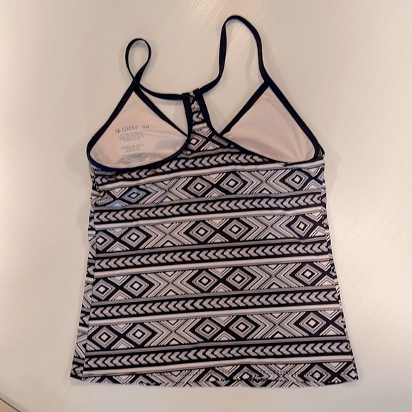 Carve Designs Swim Carve Designs Navy And White Tankini Top Poshmark